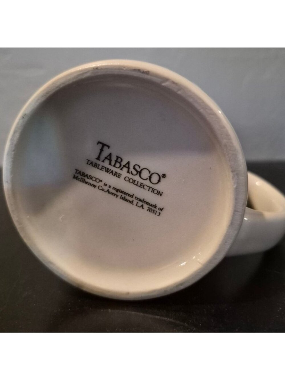 Tabasco Brand Ceramic Coffee Mug With Iconic Red & Green Label Design - Picture 7 of 7